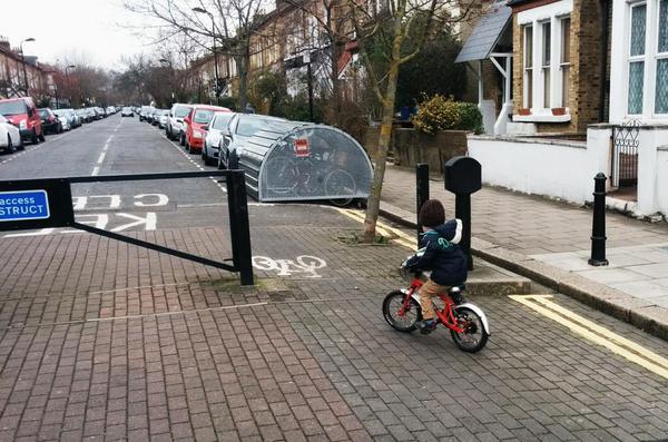 Child cycling