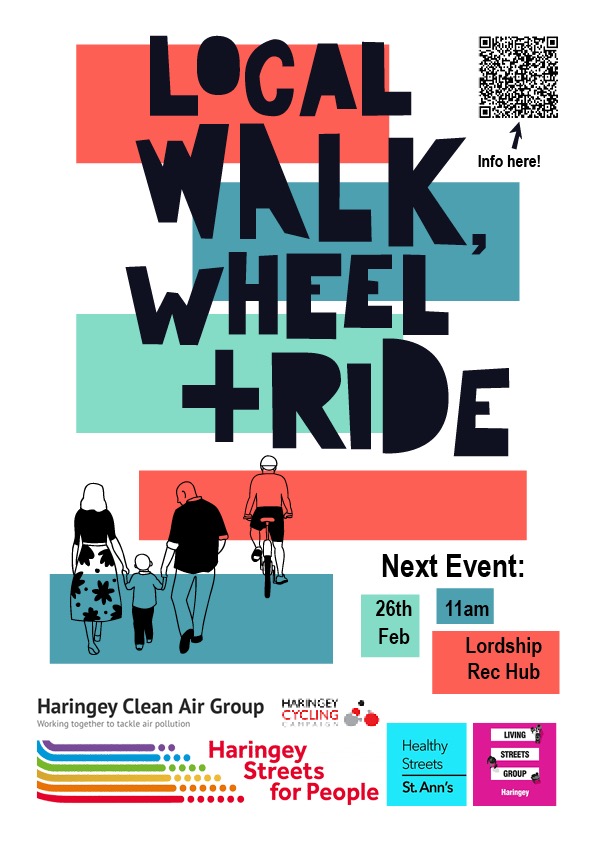 Poster for walk + ride