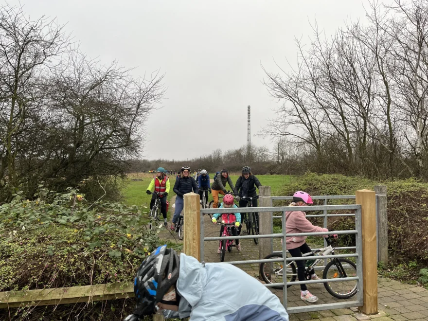 Going through Tottenham Marshes
